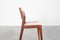 Teak Dining Chairs by Hartmut Lohmeyer for Wilkhahn, 1960s, Set of 4 8