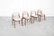Teak Dining Chairs by Hartmut Lohmeyer for Wilkhahn, 1960s, Set of 4 3