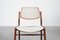 Teak Dining Chairs by Hartmut Lohmeyer for Wilkhahn, 1960s, Set of 4, Image 7