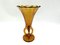Amber Glass Art Deco Vases, Czech Republic, 1930s, Set of 2, Image 2