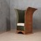 Französische Mid-Century Sessel aus Seidenholz & Damast Samt, 1940er 5