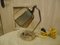 Lámpara de mesa Art Déco de níquel, años 40-50, Imagen 4