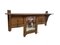 20th Century Arts & Crafts Oak Wall Coat Rack with Beveled Mirror, 1920s 12