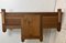 20th Century Arts & Crafts Oak Wall Coat Rack with Beveled Mirror, 1920s 7