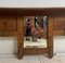 20th Century Arts & Crafts Oak Wall Coat Rack with Beveled Mirror, 1920s 8