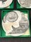 Dishes by Atelier Fornasetti for Martini and Rossi, 1960s, Set of 5, Image 3