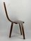 Tabouret Bas Tripode Brutaliste, Espagne, 1950s 15