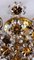 Portacandele in cristallo al piombo in ottone dorato di Palwa, anni '70, Immagine 13