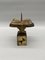 Brutalism Candle Stand in Bronze from Weiland Basel, 1960s 8