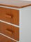 Vintage Chest of Drawers with Details Painted in White, 1960s, Image 7