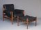 Amiral Lounge Chair & Ottoman by Eric Merthen for Ire Möbel Ab, 1960s, Set of 2 4