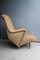 Mid-Century Italian Lounge Chair with Brass Feet from Isa Bergamo, 1950 11