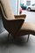Mid-Century Italian Lounge Chair with Brass Feet from Isa Bergamo, 1950 7
