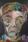 Tello, Retrato expresionista, Finales del siglo XX, Óleo a bordo, Enmarcado, Imagen 2