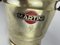 Vintage Italian Martini Advertising Ice Bucket in Brass, 1950s 6