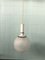 Lampe à Suspension Targetti avec Abat-jour Sphère de Murano, Italie, 1960s 7