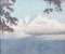 Artista desconocido, paisajes de montaña, óleo sobre cartón, años 50. Juego de 2, Imagen 6