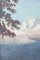 Artista sconosciuto, Paesaggi di montagna, Dipinti ad olio su cartoncino, anni '50, set di 2, Immagine 10