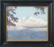 Artista desconocido, paisajes de montaña, óleo sobre cartón, años 50. Juego de 2, Imagen 7