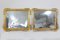 Vintage Golden Mirrors, 1920s, Set of 2 2