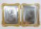 Specchi vintage dorati, anni '20, set di 2, Immagine 1
