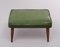 Green Faux Leather Ottoman, 1985 2