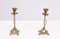 Gilt Bronze Candleholders from Jugendstil, France, 1930s, Set of 2 13