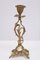 Gilt Bronze Candleholders from Jugendstil, France, 1930s, Set of 2 2