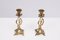 Gilt Bronze Candleholders from Jugendstil, France, 1930s, Set of 2 11