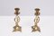 Gilt Bronze Candleholders from Jugendstil, France, 1930s, Set of 2, Image 11