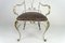 French Art Deco Armchairs in Patinated Wrought Iron, 1950, Set of 6 17