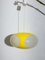 Lámpara de techo Colani UFO vintage de plástico amarillo de Massiv Belgium Lighting, años 70, Imagen 1