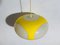 Plafonnier Colani UFO Vintage en Plastique Jaune de Massiv Belgium Lighting, 1970s 9