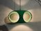 Lampada da soffitto UFO vintage verde di Massive Belgium Lighting, anni '70, Immagine 23