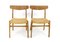 Sedie da pranzo Ch23 di Hans J. Wegner per Carl Hansen & Son, set di 4, Immagine 7