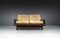 Lounge Living Room Set in Softwood & Leather, France, 1960s, Set of 7 21