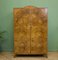 Art Deco British Burr Walnut Wardrobe, 1920s 1