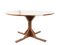 Italian Round Wooden Dining Table by Gianfranco Frattini for Bernini, 1960s 1