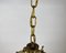 Ceiling Lantern in Gilt Bronze with Glass Panels, 1930s, Image 9