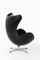 Sedia Egg nr. 3316 di Arne Jacobsen per Fritz Hansen, anni '60, Immagine 5