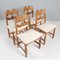 Danish Razoblade Dining Chairs in Oak by Henning Kjærnulf, 1970s, Image 2