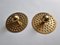 Mid-Century Brass Wall Coat Racks, 1970s, Set of 2, Image 9