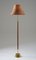 Swedish Floor Lamp in Brass and Teak by Stilarmatur Boréns, 1960s, Image 2