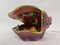 Lampada da tavolo Shell in ceramica di Vallauris, Francia, anni '60, Immagine 4