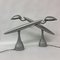 Lámpara de mesa Heron posmoderna de Isao Hosoe para Luxo, años 80, Imagen 4