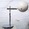Lámpara de escritorio Mid-Century en blanco con pantalla esférica, años 60, Imagen 4