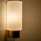 German Wall Lights in White Opaque Glass and Brass from Limburg, 1970s, Set of 2, Image 10