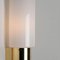 German Wall Lights in White Opaque Glass and Brass from Limburg, 1970s, Set of 2 4