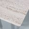Coffee Table with Travertine Top, France, 1970s 7