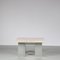 Coffee Table with Travertine Top, France, 1970s 6